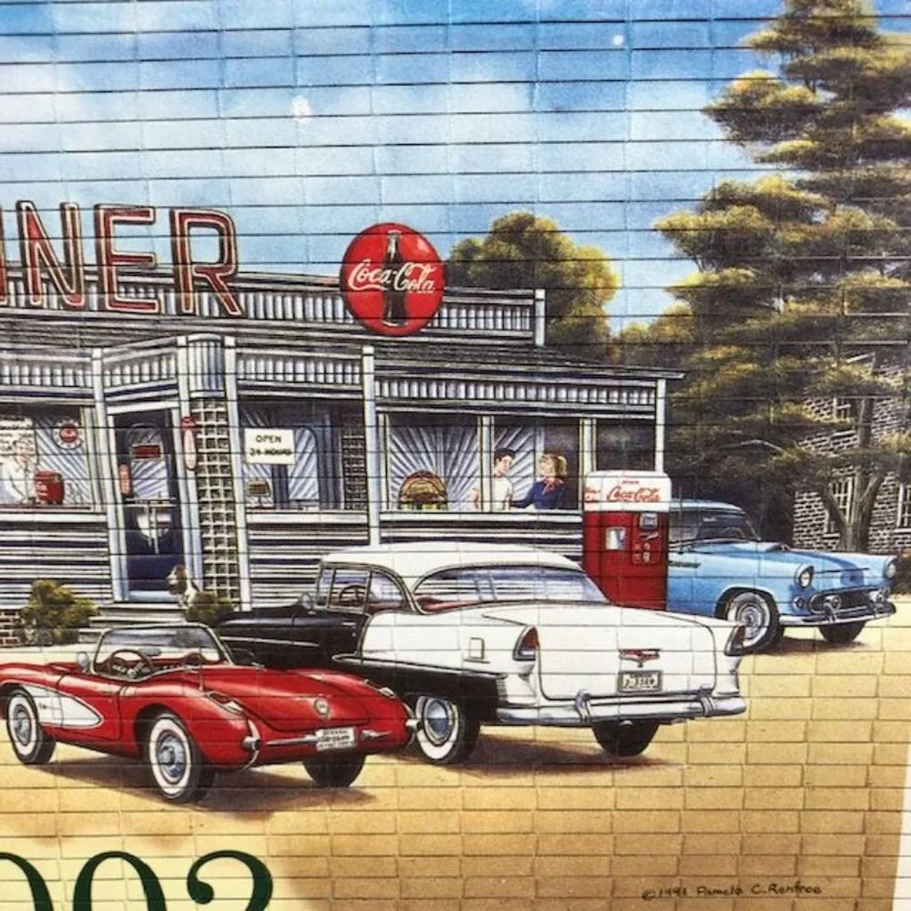 NWOT Vintage Coca-Cola Reversible 2001-2002 Wall Scroll Calendar